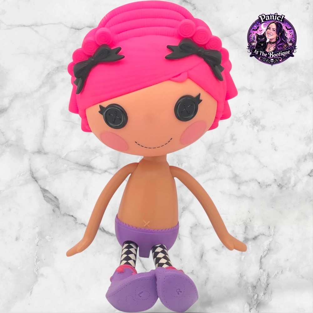 Lalaloopsy Confetti Carnivale Doll Pink Hair Button Eyes Whimsical 2021 Kidcore